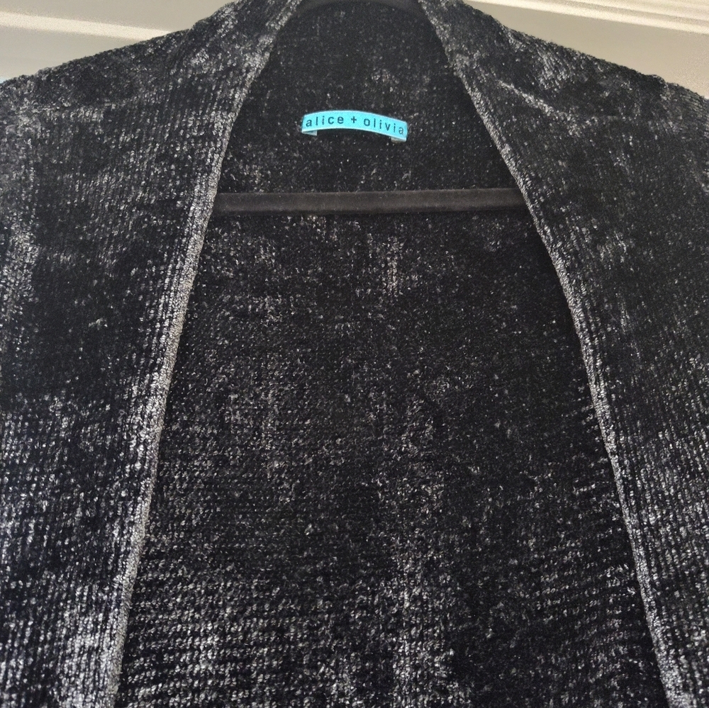 Alice+Olivia Swing Sweater Charcoal - Picture 3 of 9
